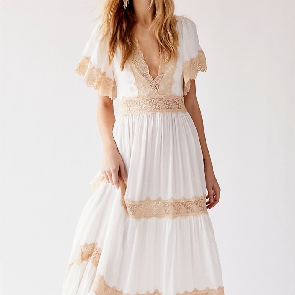 Spell & The Gypsy Free People Ocean Gown xs